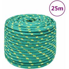 vidaXL Boat Rope Green 12 mm 25 m Polypropylene