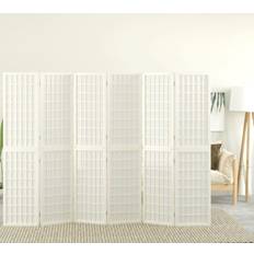 vidaXL Plegable Con 6 Paneles Estilo Japonés Blanco 240x170 cm Biombo