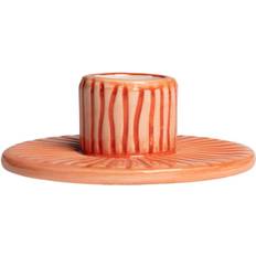 Mateus Portacandela Stripes Ø 8 cm Arancione Candelabro