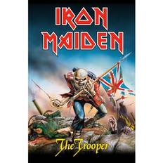 Hierro Decoraciones de Pared Iron Maiden Bandera De - The Trooper - Para Multicolor - Standard Póster