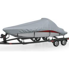 Boating vidaXL Boat Cover Grey 605x289 cm Boat Canopy Storage Cover Waterproof UV Rays