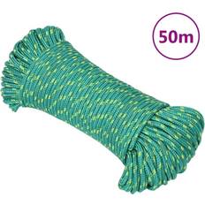 Nautica vidaXL Boat Rope Green 3 mm 50 m Polypropylene