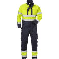 Herr vinteroverall Fristads Flame vinteroverall 8088, Hi-Vis yellow/marinblå