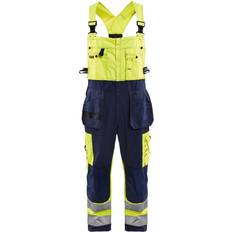 EN ISO 20471 Kedeldragter Blåkläder High Vis Latzhose, gelb marine