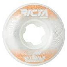 Braun Rollen Ricta Asta Geo Slim 101a Skateboard-Rollen, Natur, 52 mm