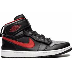 Nike Air Jordan 1 Hi FlyEase M - Black/Smoke Grey/White/Gym Red