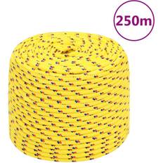 Náutica vidaXL Cuerda De Barco Polipropileno Amarillo 10 Mm 250 M