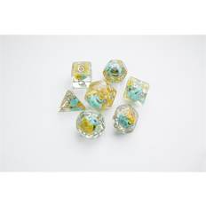 Gamegenic RPG Dice Set: Green Skull (Embraced Series)