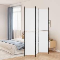 vidaXL 3-panels stof Rumdeler