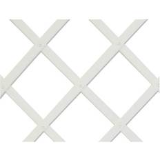 Kirjelaatikot ja Postit Ristikko Nortene Trelliflex Valkoinen PVC 1 x 2 m