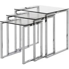 Glass Settbord Act Nordic Katrine Sidebord Set Med 3 Settbord