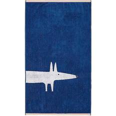 Scion Mr Fox Bath Towel Blue