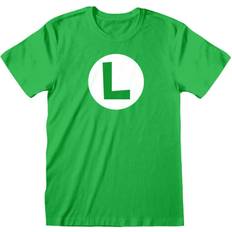 Super mario luigi Super Mario Nintendo Super Mario Luigi Badge T-Shirt