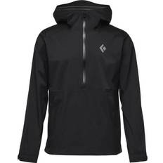 Black diamond rain stretch Black Diamond Men's Stormline Stretch Anorak Rain Shell - Black