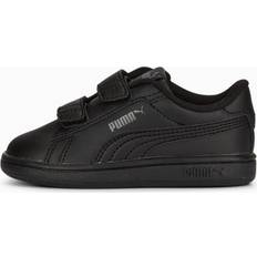 Puma Smash 3.0 Leather V Sneakers - Black/Shadow Gray