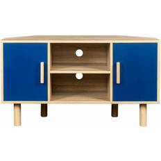 Bleu Bancs BigBuy Home D'angle Lila 2 Portes L90 x P35 x H55 cm Meuble TV