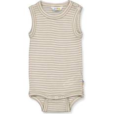 Joha body uld silke Joha Uld/silke stribet body Beige