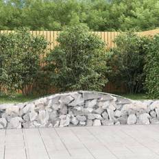 vidaXL Arched Gabion Baskets 3 Iron