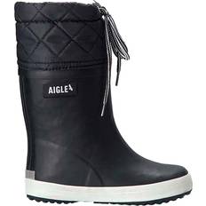 Blanc Bottes en caoutchouc Aigle Giboulee 2 Botte de Pluie - Marine/Blanc