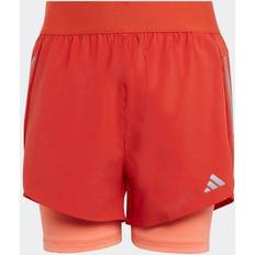 adidas Two-in-One AEROREADY Woven Løbeshorts Rød