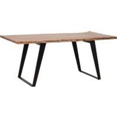 Meubels Beliani Acacia Dining Table