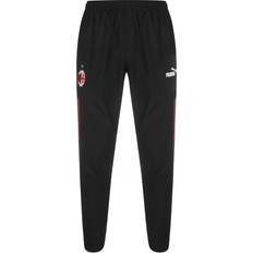 Hosen & Shorts Puma A.C. Milan Prematch Woven Pants Men's - Black/Tango Red