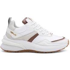 Lycra Schoenen Replay Athena Run Sneakers - White/Brown