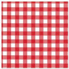 Papstar Motiv-Servietten Vichy Karo, 330 x 330 mm