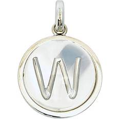 Men Charms & Pendants Burberry Marbled Alphabet Charm - Silver