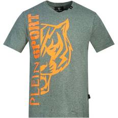 Philipp Plein Sport Tiger Side Logo T-shirt - Grey