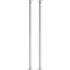 Lundbergs New York baluster aluminium Vægspejl