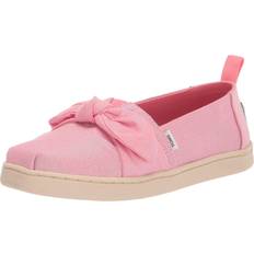 Pink Espadrilles Children's Shoes Toms Girls Alpargata Loafer Flat, Carnation Pink, Toddler