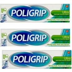 Dental Fixatives Poligrip Ultra Denture Fixative Cream 40ml x 3-pack