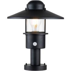 Transparent Gårdlamper Elstead Lighting Klampenborg Sokkellampe Sort PIR-Sensor Gårdlampe