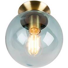 Turkoois Plafondlampen QAZQA Deco Pendant Lamp