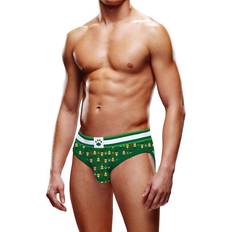 Green - Women Men's Underwear Prowler Slip - Christmas Tree