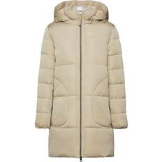Esprit dam jacka Esprit Quilted Coat Detachable Hood - Pale Khaki