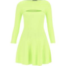 DSquared2 Damen Kleider DSquared2 Cutout Dress - Neon Green