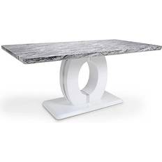 Chrome Dining Tables Shankar Neptune Dining Table 90x180cm