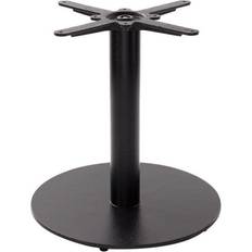 NetFurniture Black Cast Iron Round Base Small Table