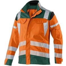 KÜBLER unisex Warnjacke REFLECTIQ orange, moosgrün Größe