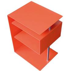 Orange Small Tables Radius X-Centric Side 30 x 50 x 37.5 cm Small Table