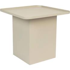 Beige Tables Basses Homii Shade d'appoint 44 x 44 cm Ivory Table Basse