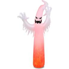 Party Supplies Costway 12-Foot Inflatable Ghost with Built-in LED Lights