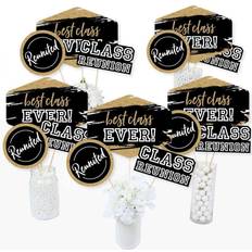 Reunited school class reunion party centerpiece sticks-table toppers-set of 15