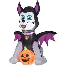 National Tree Company 38" Inflatable Halloween Marshall From Paw Black Black