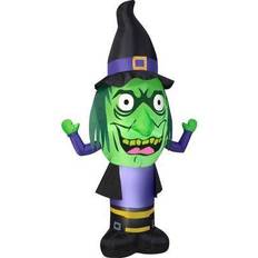 Gemmy Airblown Inflatable Stumpy Witch Head