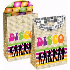 Anniversary Gift Bags Big Dot of Happiness 70s Disco 1970s Disco Fever Gift Favor Bag Set of 12