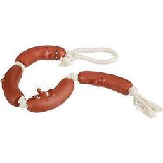 dog chewing toy, dog chew toy, sausage