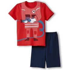 116 Pyjamasar Calida Toddlers Fireman Kinder Kurz-Pyjama